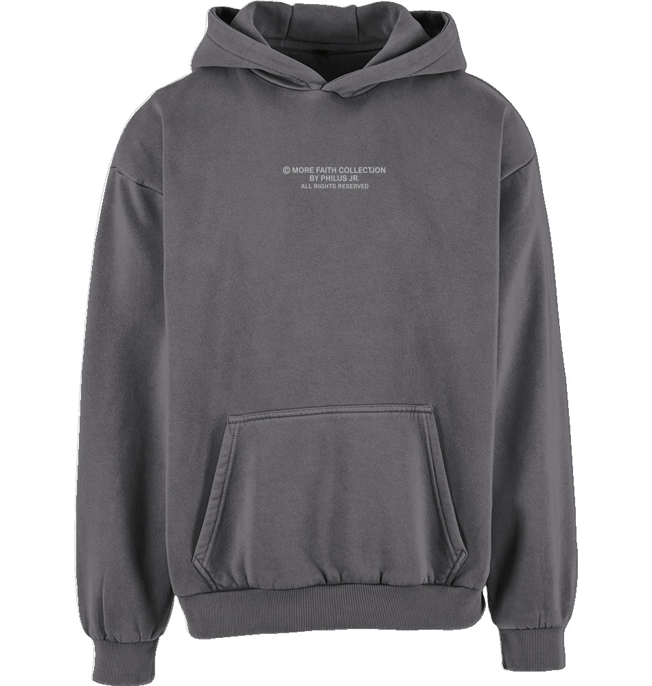 More Faith - Vintaged Hoodieed