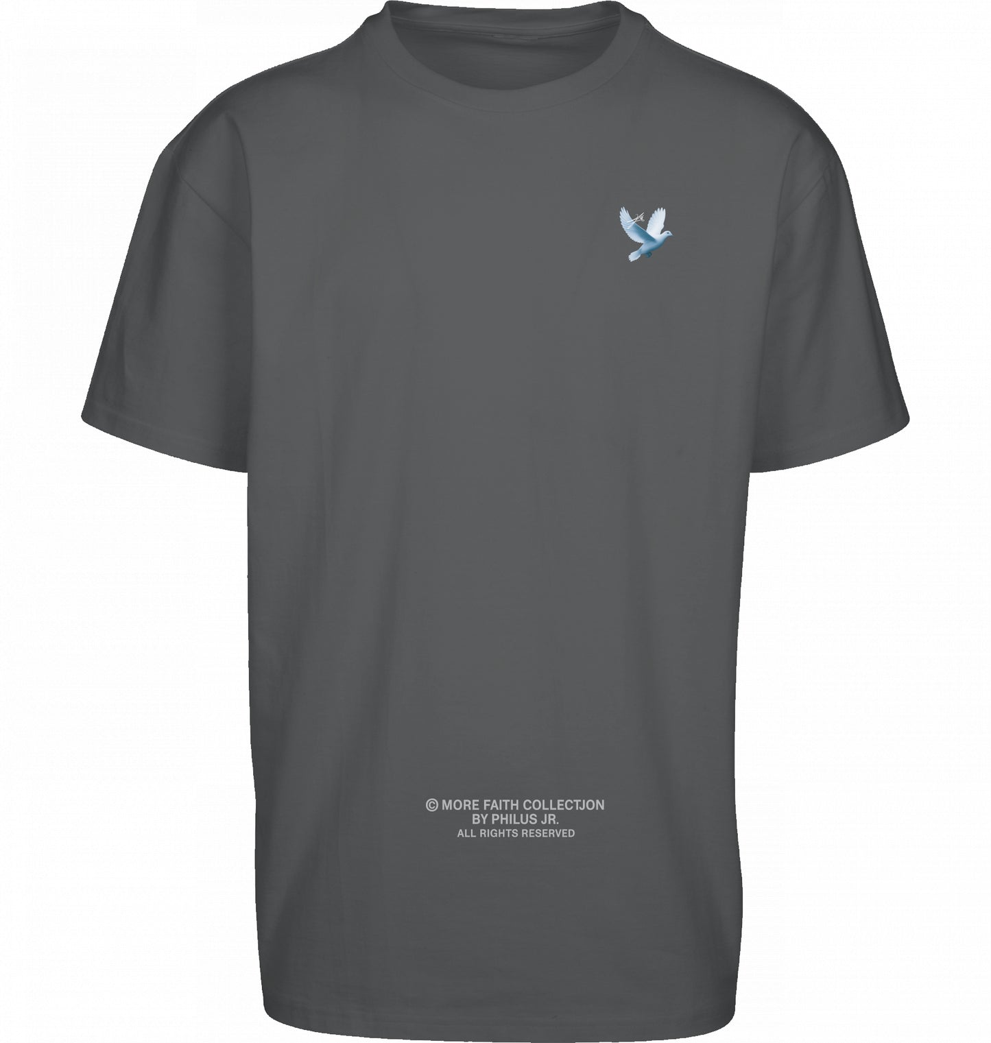 More Faith - Heavy Oversized Tee Dark Edition