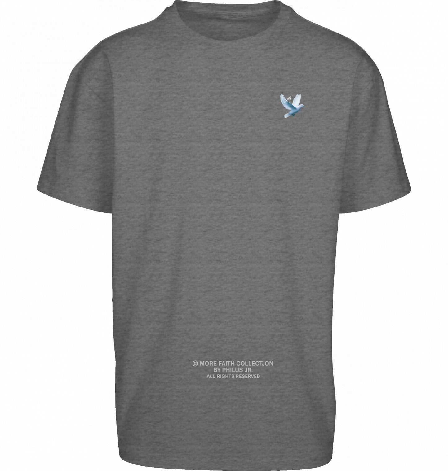More Faith - Heavy Oversized Tee Dark Edition